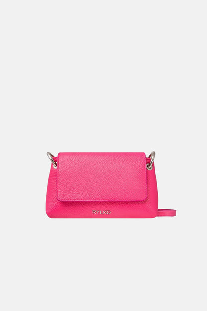 Elegant Fuchsia Small Handbag