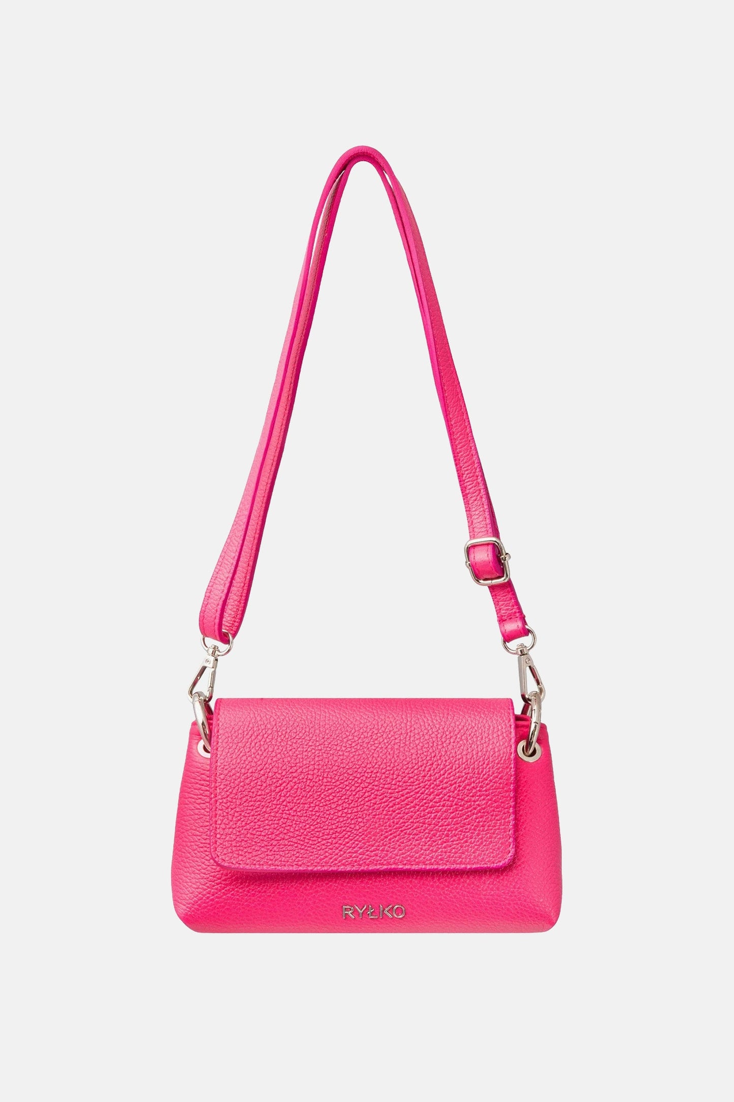 Elegant Fuchsia Small Handbag