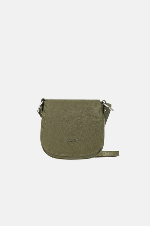 Small olive crossbody bag