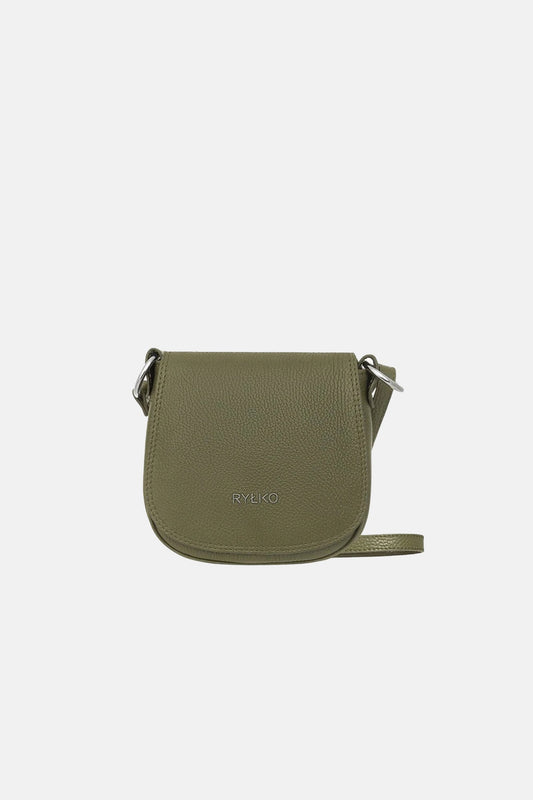Small olive crossbody bag