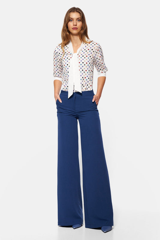 Black palazzo trousers
