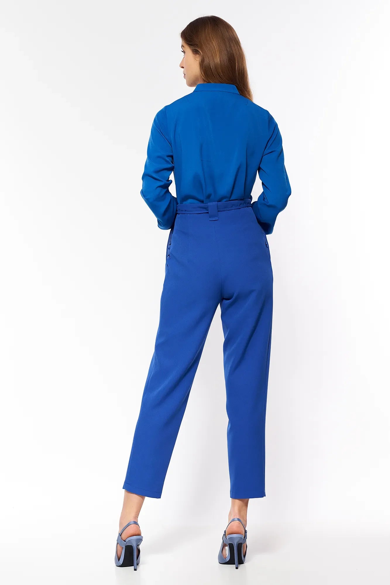 Cornflower paperbag pants