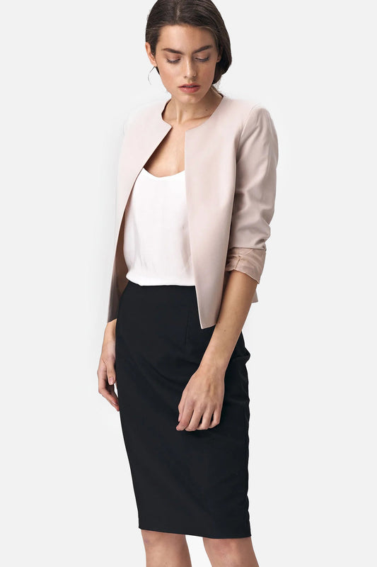 Short straight blazer